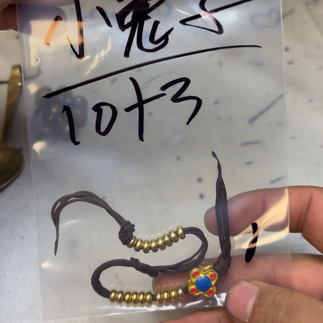 小***子泥塑藏地金刚菩提念珠小兔子