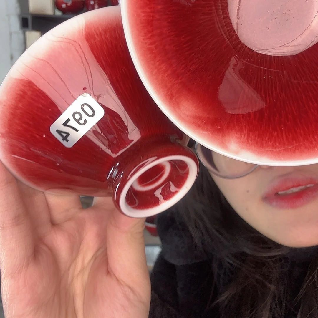 碗景德镇郎红陶瓷