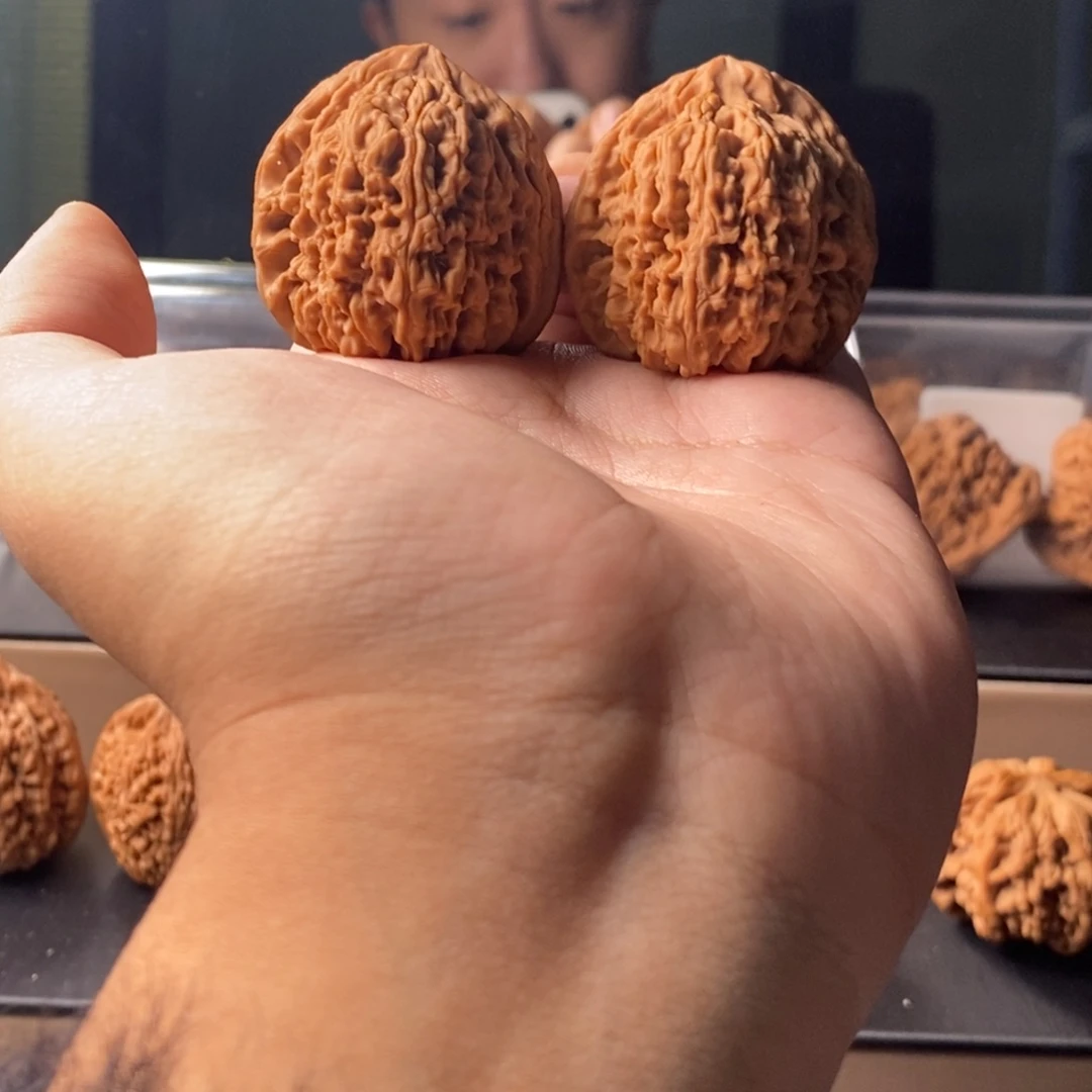 @***葉吊坠文玩核桃南疆石38