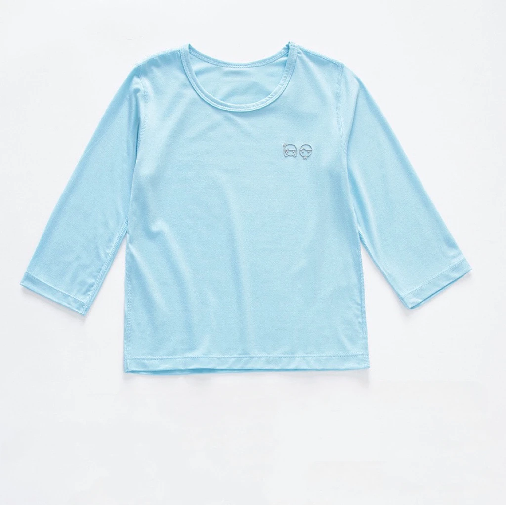 【妮妮珂珂】优可丝居家极简休闲风圆领长袖T恤透气吸汗