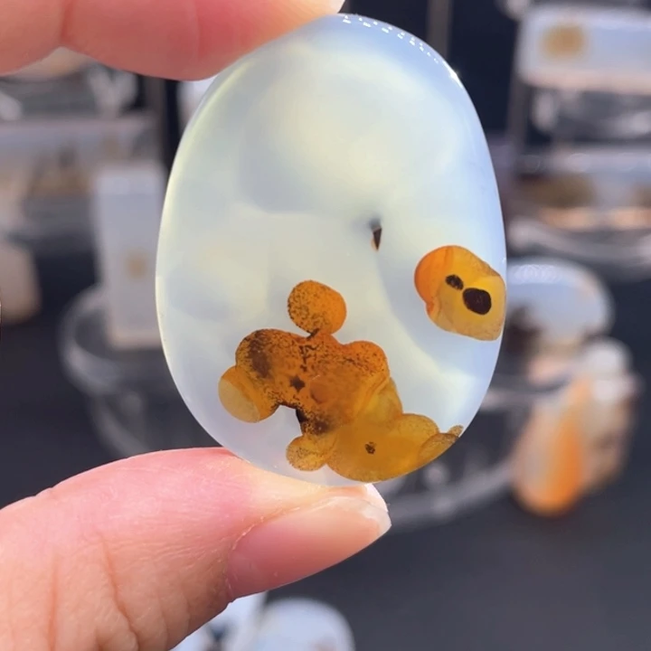 玛瑙/玉髓合金颈饰