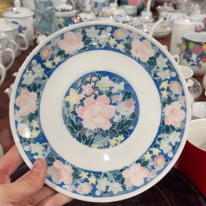 醴陵高温瓷釉下手绘17厘米80后