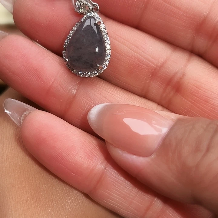 翡翠银S925镶嵌戒指