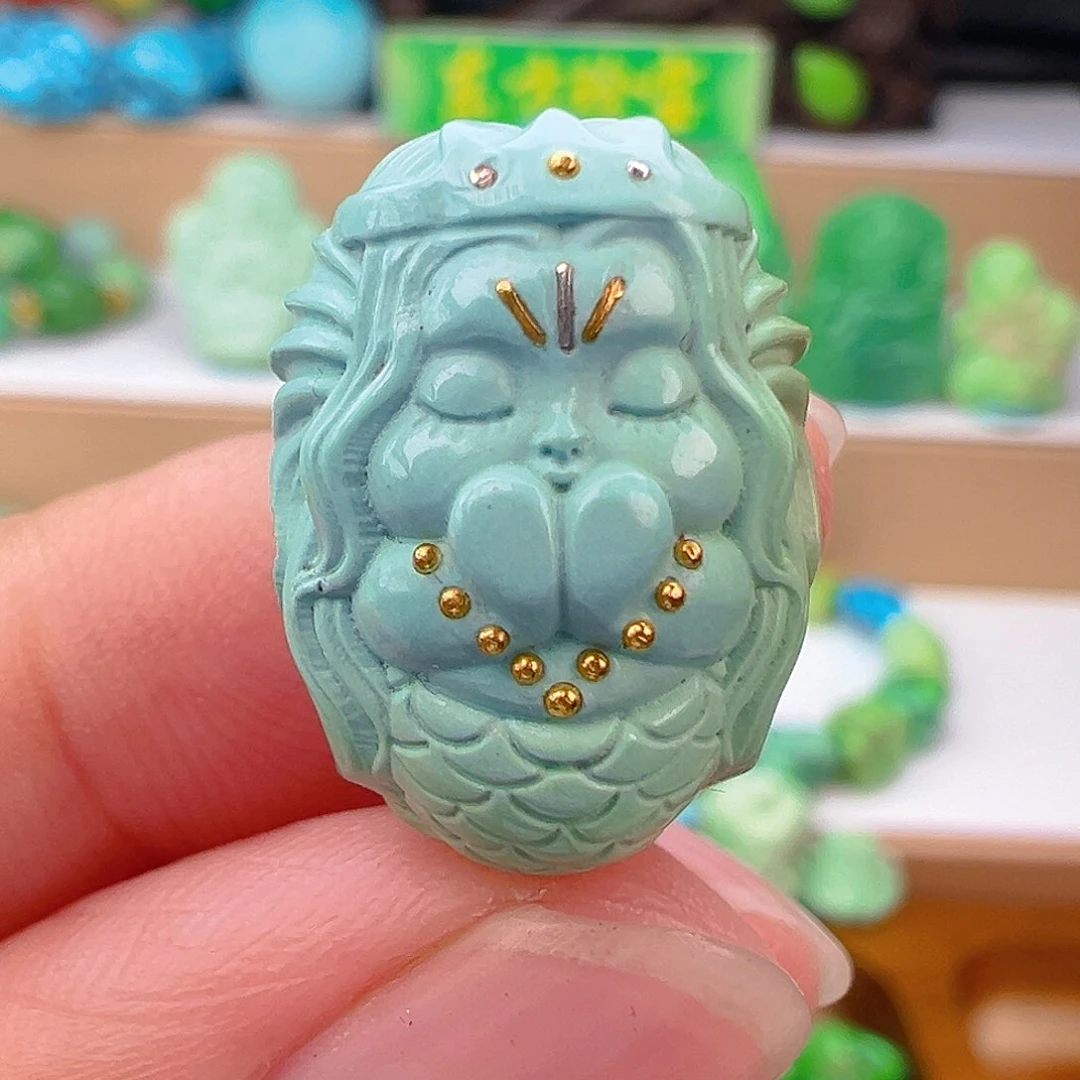 未镶嵌绿松石项链