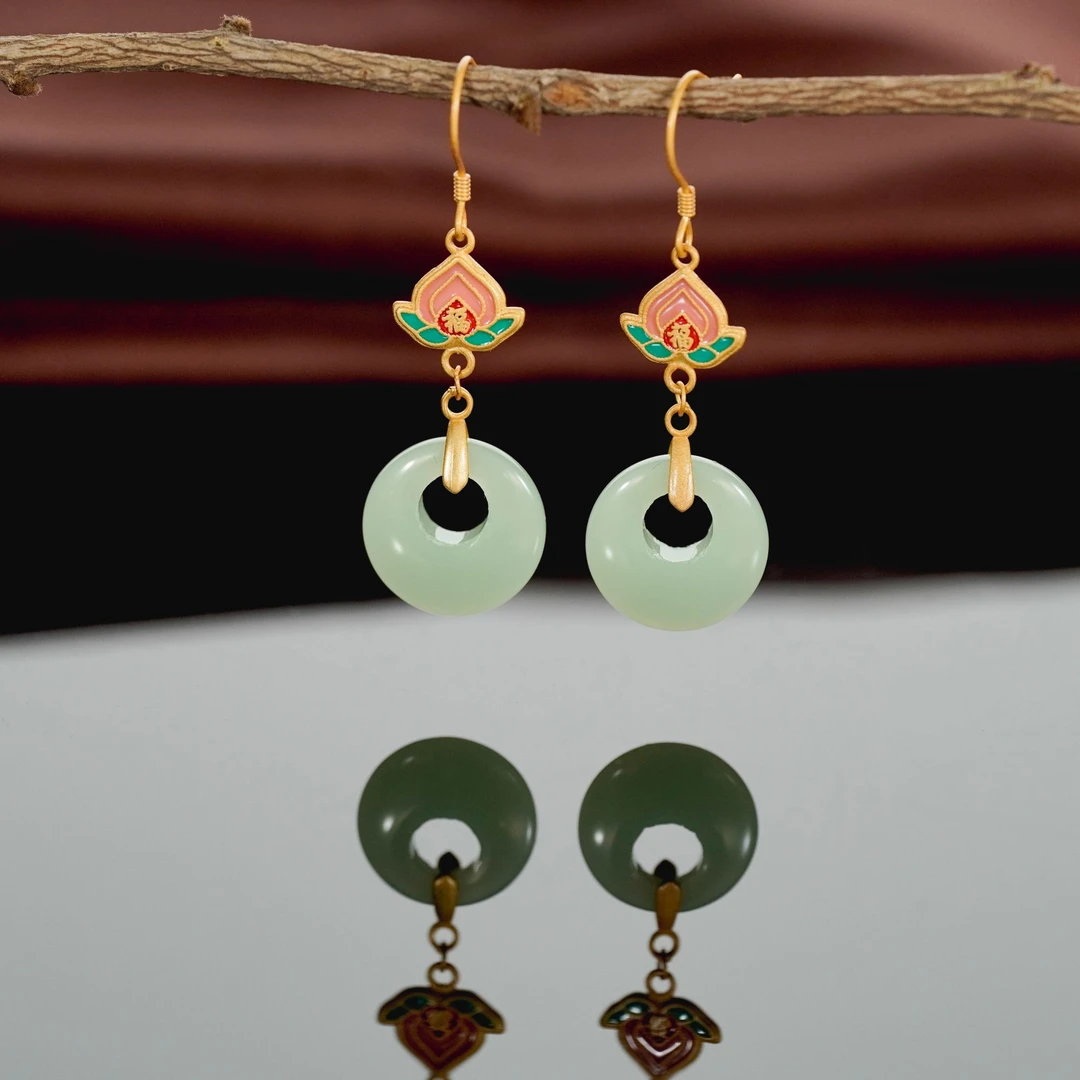 铜合金耳饰 长款耳饰精致轻奢时尚耳坠古风国风气质耳环女6013E