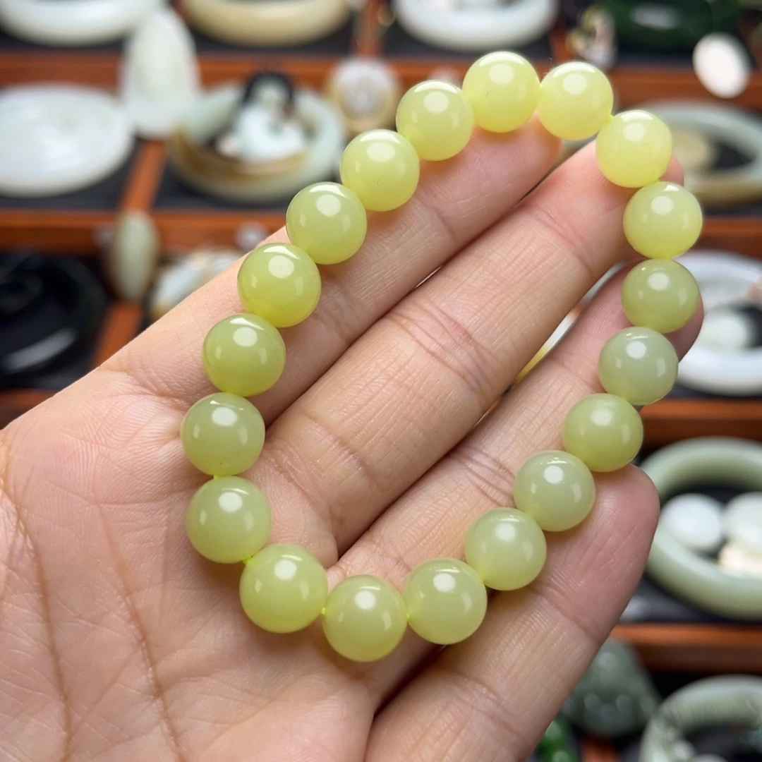 和田玉（黄玉）未镶嵌手串