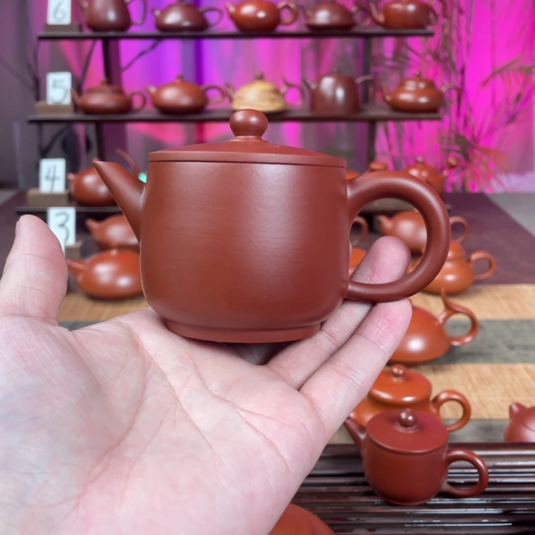 用***8茶壶紫砂朱泥汉瓦