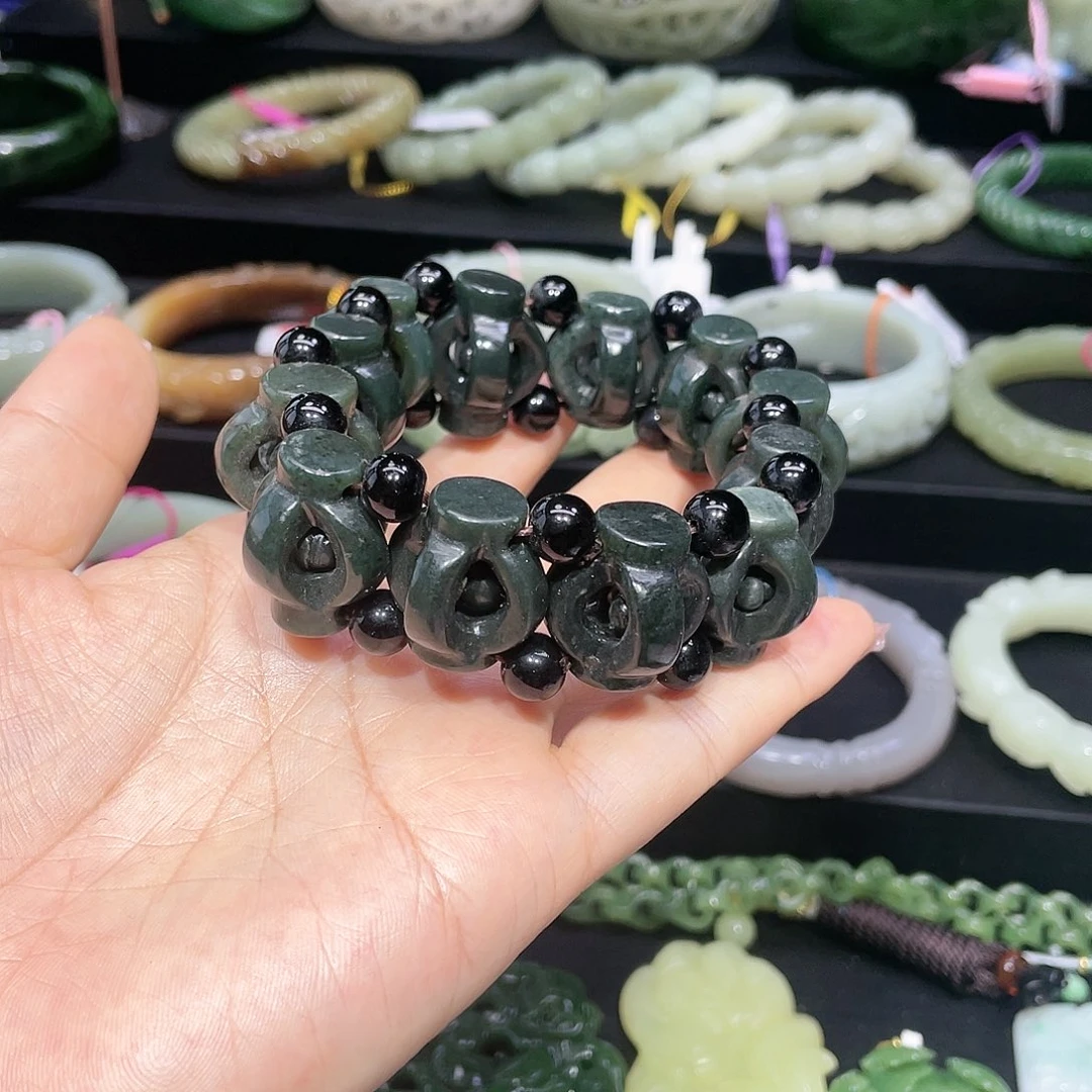 【闪购商品】和田玉手镯56圈口40未镶嵌