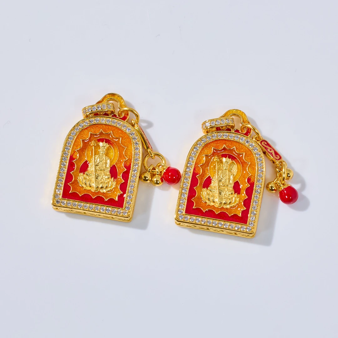 925银银制品 【歪歪】S925嘎乌盒·地藏吊坠（多样性发一）XB-R0812