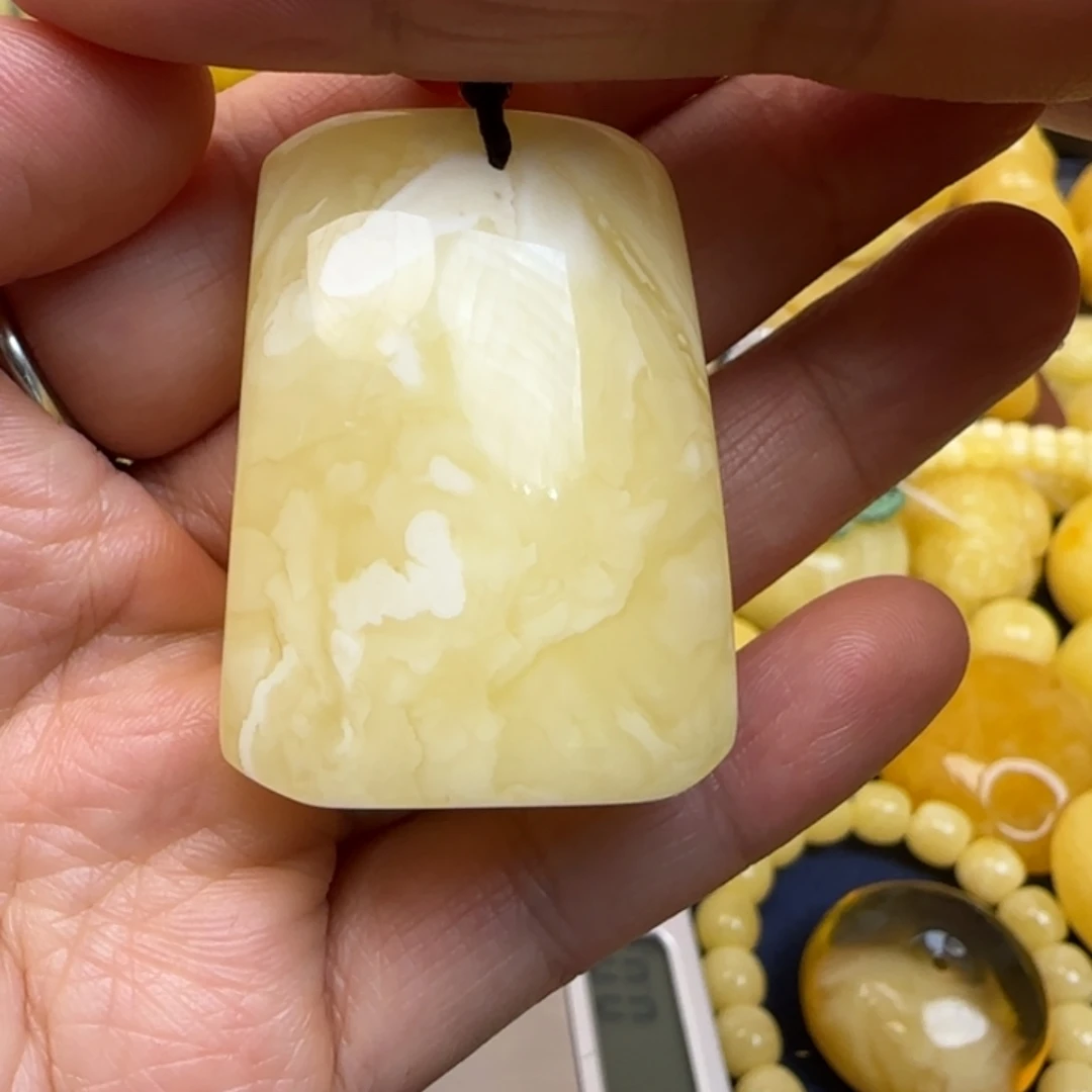 蜜蜡未镶嵌颈饰天然蜜蜡