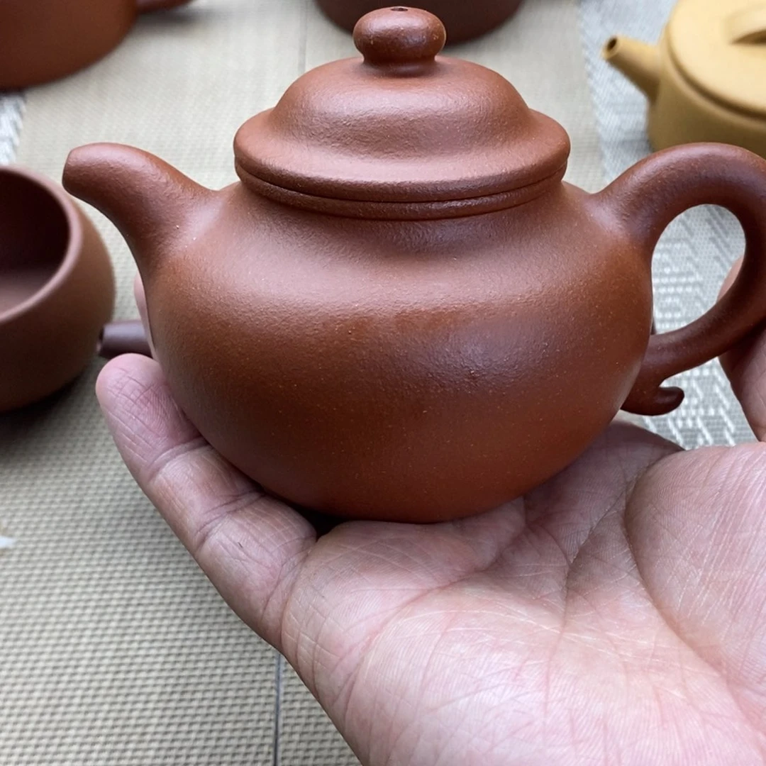 茶壶紫砂莲子180容量