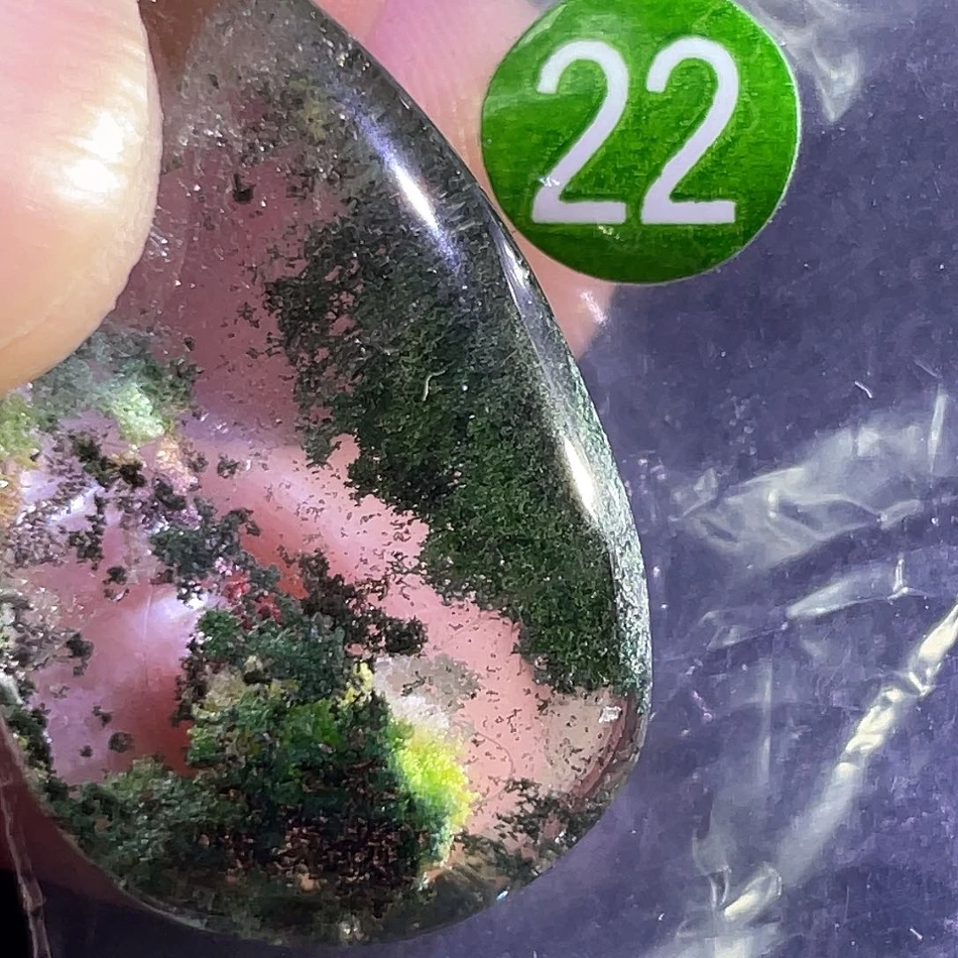 塔***）发晶吊坠(赠链)未镶嵌