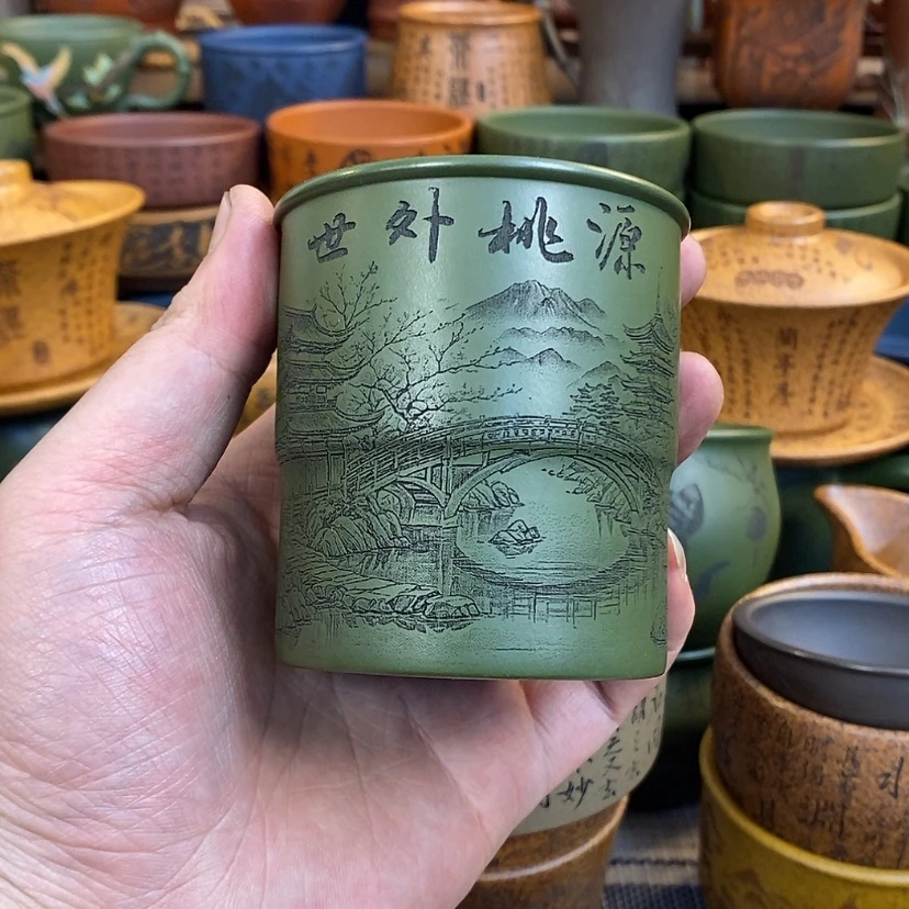 【闪购商品】紫砂杯子宜兴全手工紫砂杯