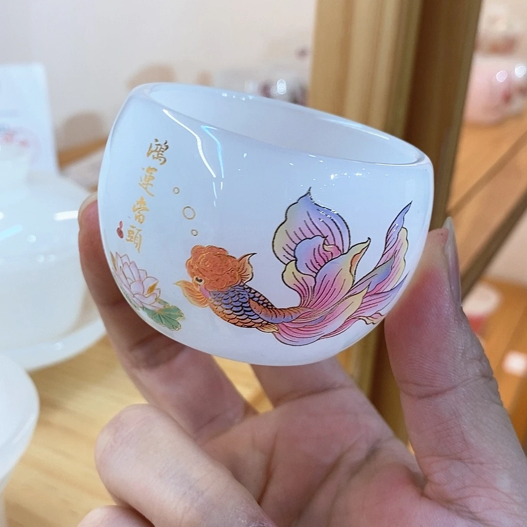 手工艺品琉璃鸿运当头客杯