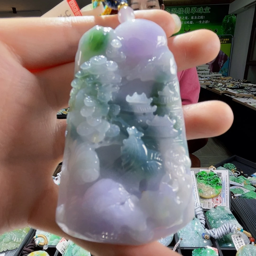 颈饰未镶嵌翡翠翡翠