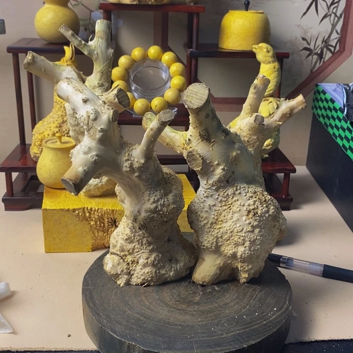 ****卜黄杨木手把件手把件