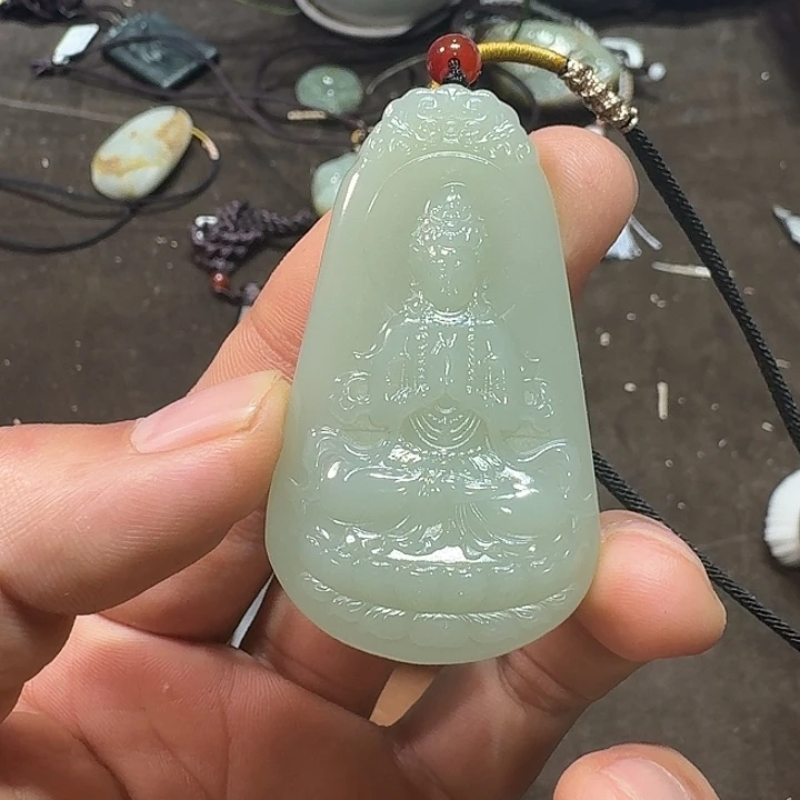 未镶嵌和田玉车挂