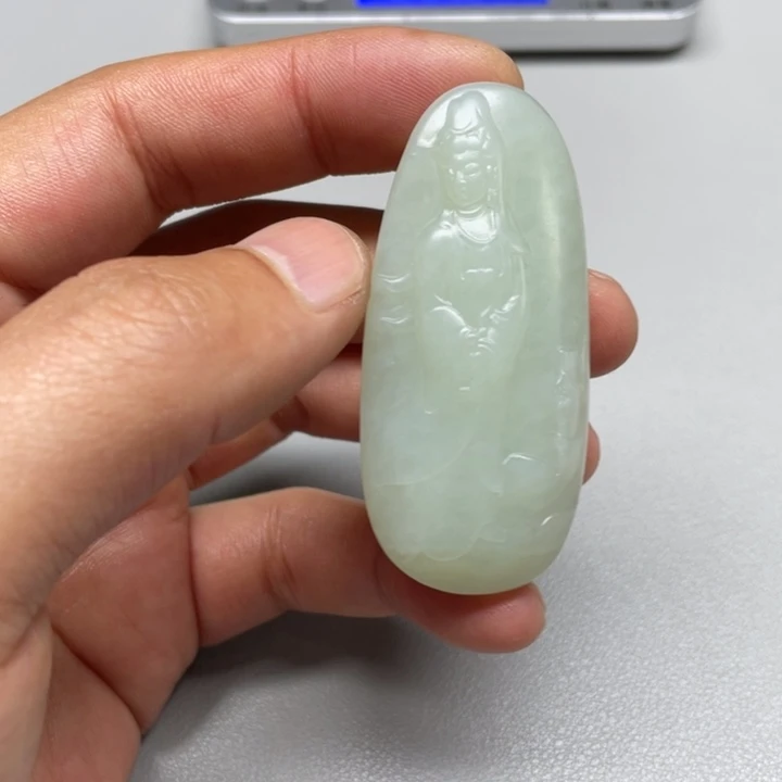 和田玉吊坠(不含链)未镶嵌张**@