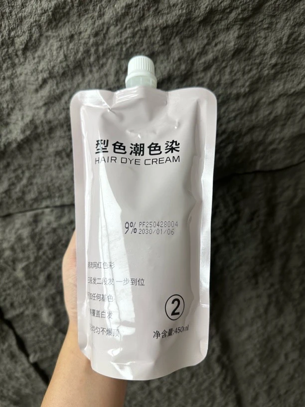 芳香无刺激9% 12% 双氧搭配染膏使用