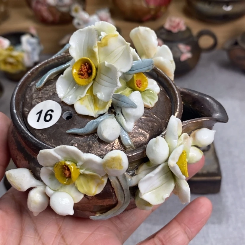 【闪购商品】纯手工制作工艺精湛精巧手抓壶