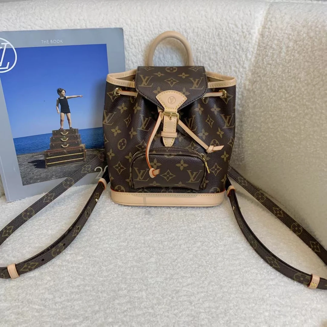 99新 LouisVuitton/路易威登 壹臻/新款老花mini双肩包 32284905