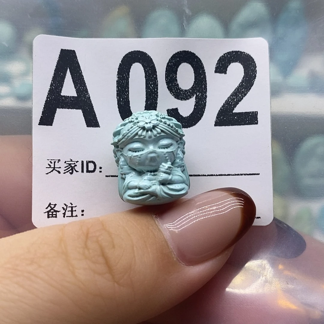 未镶嵌绿松石绿松石配饰定制