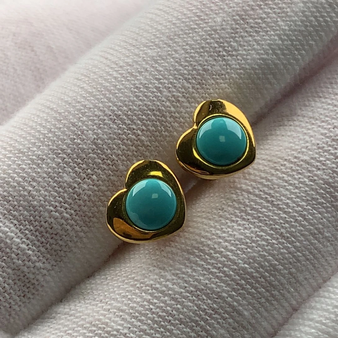 绿松石银S925镶嵌珠宝奇石