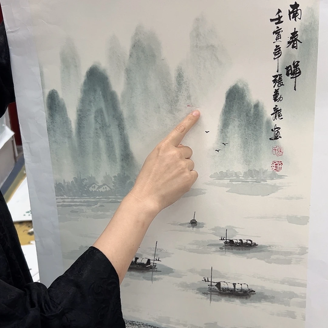 国画宣纸国画纯手绘作品