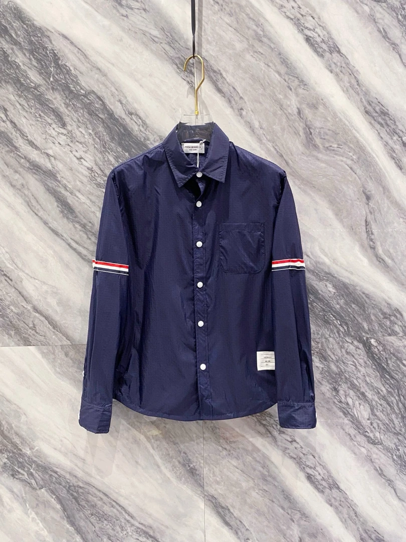 TB【官方正品】汤姆布郎THOMBRANDICE全棉长袖衬衫防晒外套男女同款