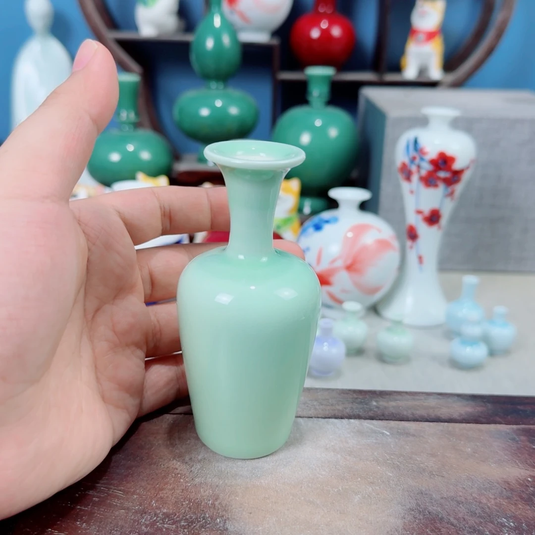 陶瓷手工小花器摆件