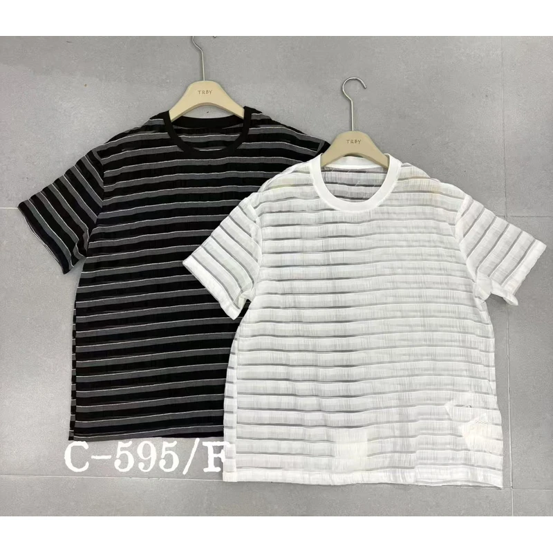 C595【PINGJIE】2025高货小衫）新款舒适宽松设计感小众时尚百搭