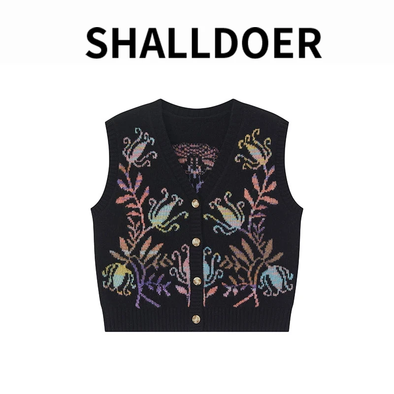 2025秋季新款马甲女连帽短款百搭外穿时尚洋气小众针织上衣女士