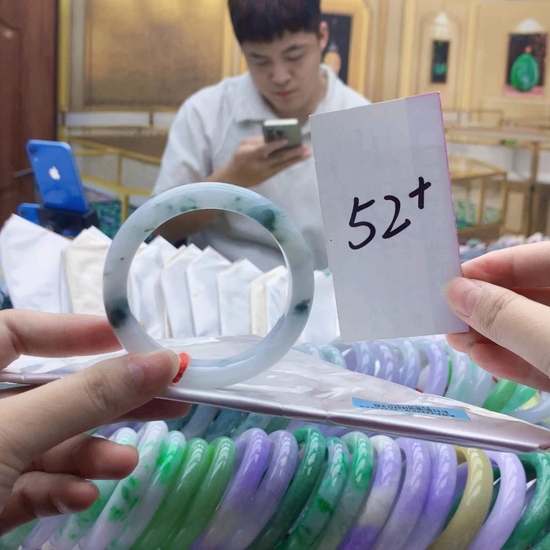 翡翠未镶嵌手镯mm