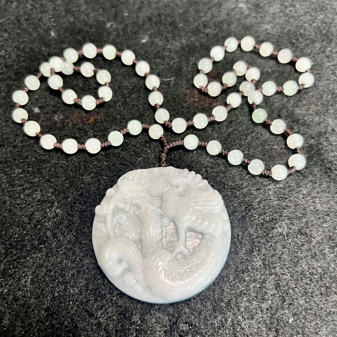 纳福祈福龙凤呈祥吊坠【WL】