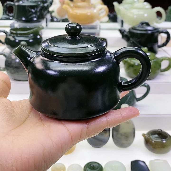 未镶嵌和田玉挂件茶壶