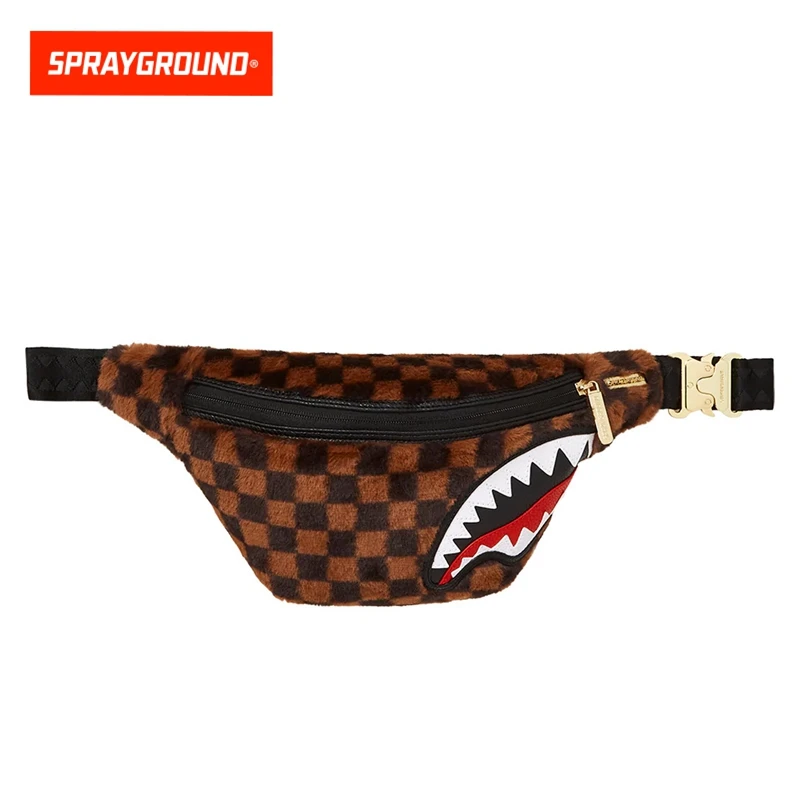 SPRAYGROUND 鲨鱼嘴挎包腰包复古休闲男女潮流新款JM W0915103