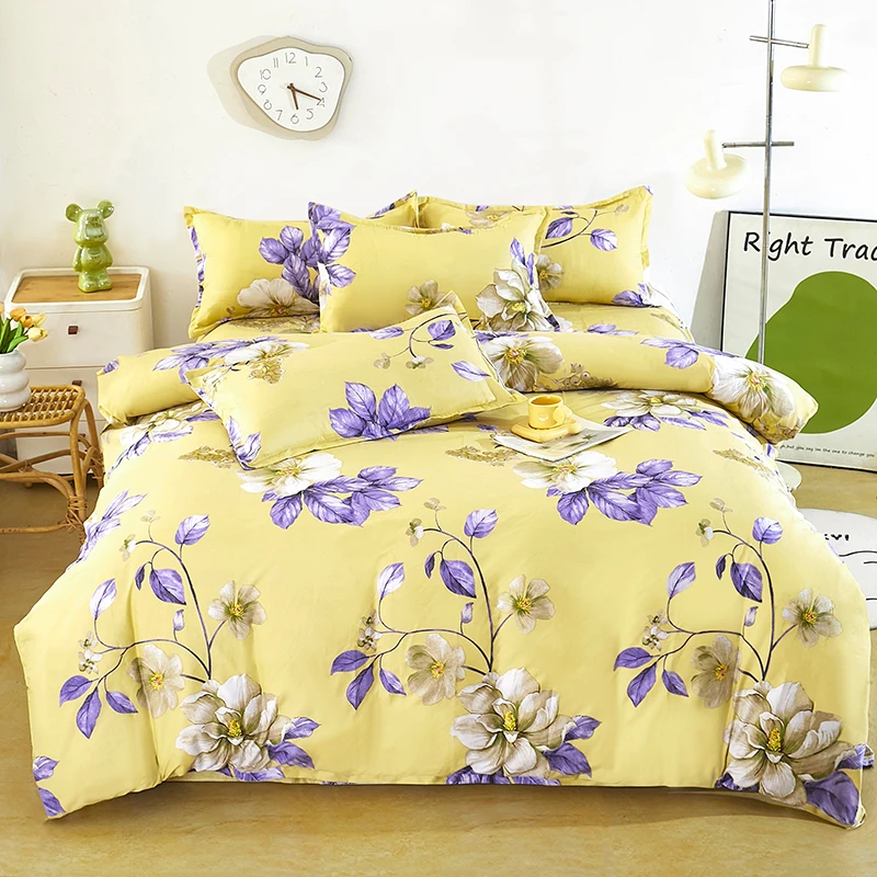 7天试睡 秋冬新品芦荟绵暖阳四件套亲肤床单枕套被套200*230