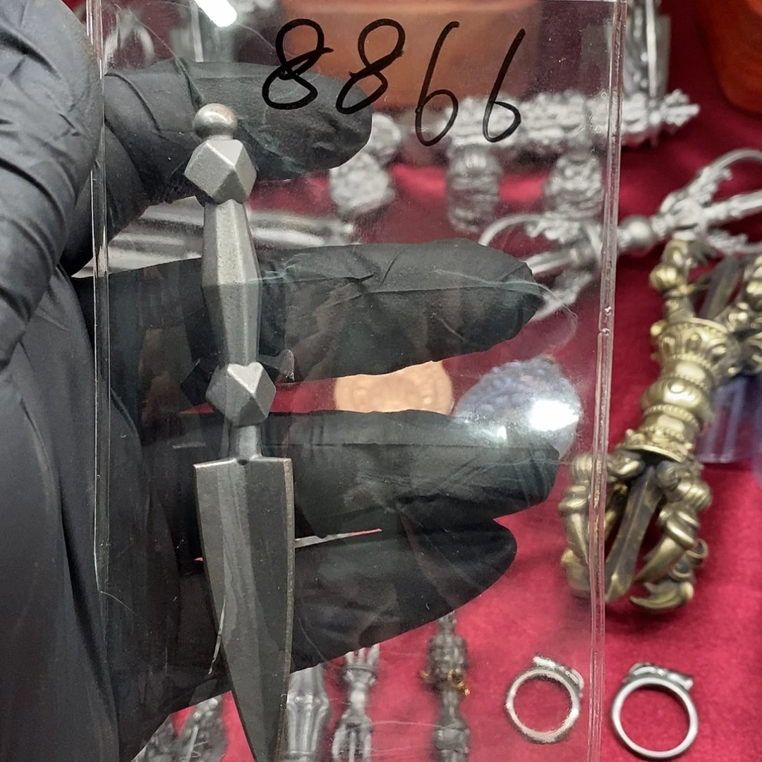 大瑕疵变形10.5厘米金刚橛