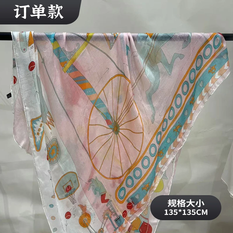 奢凌羊【羊绒合集】135*135纯山羊绒春季薄款时尚百搭围巾