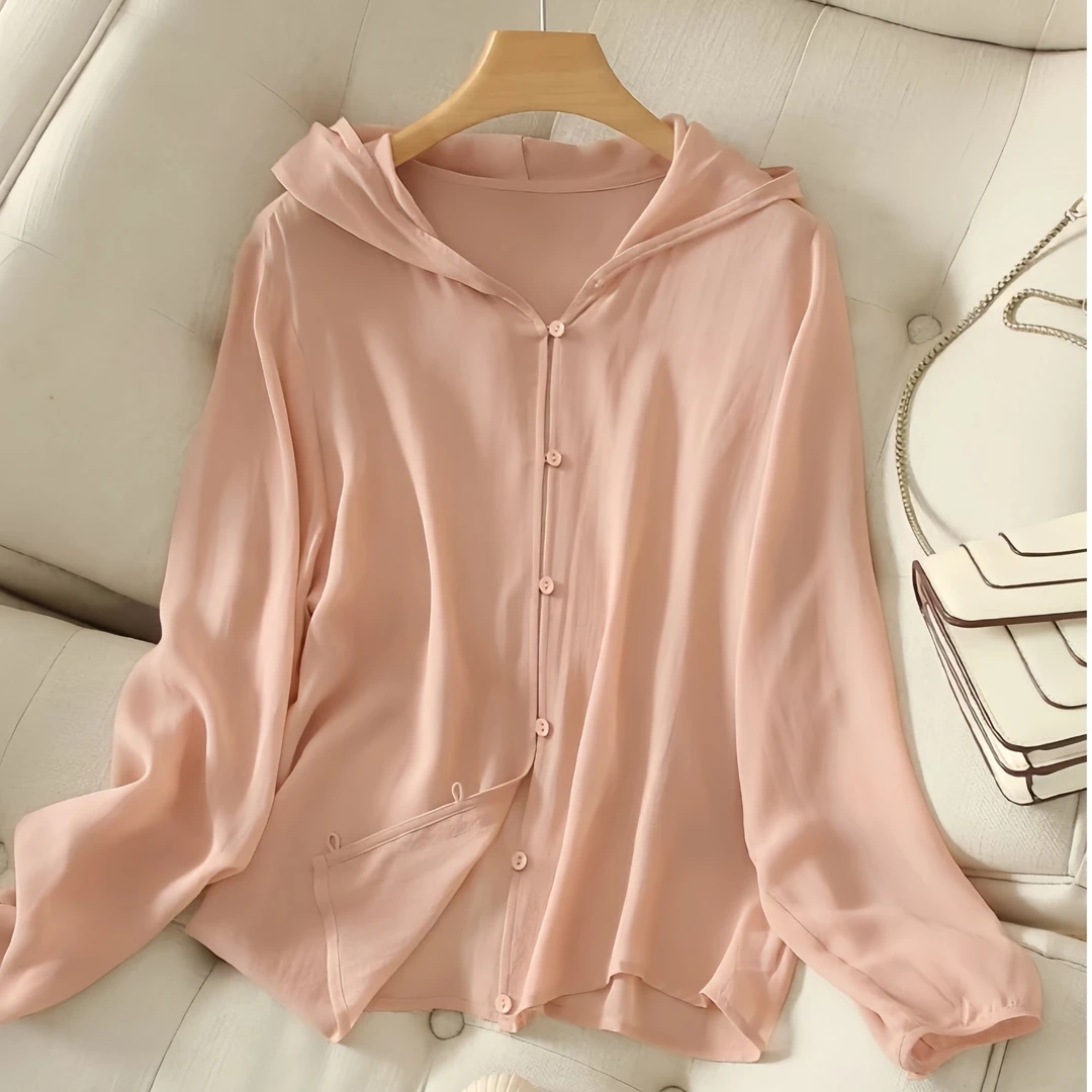 真丝桑蚕丝遮阳防晒轻薄开衫外披