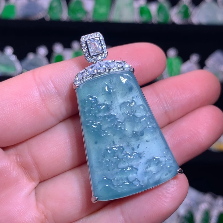 【闪购商品】颈饰未镶嵌翡翠天然翡翠