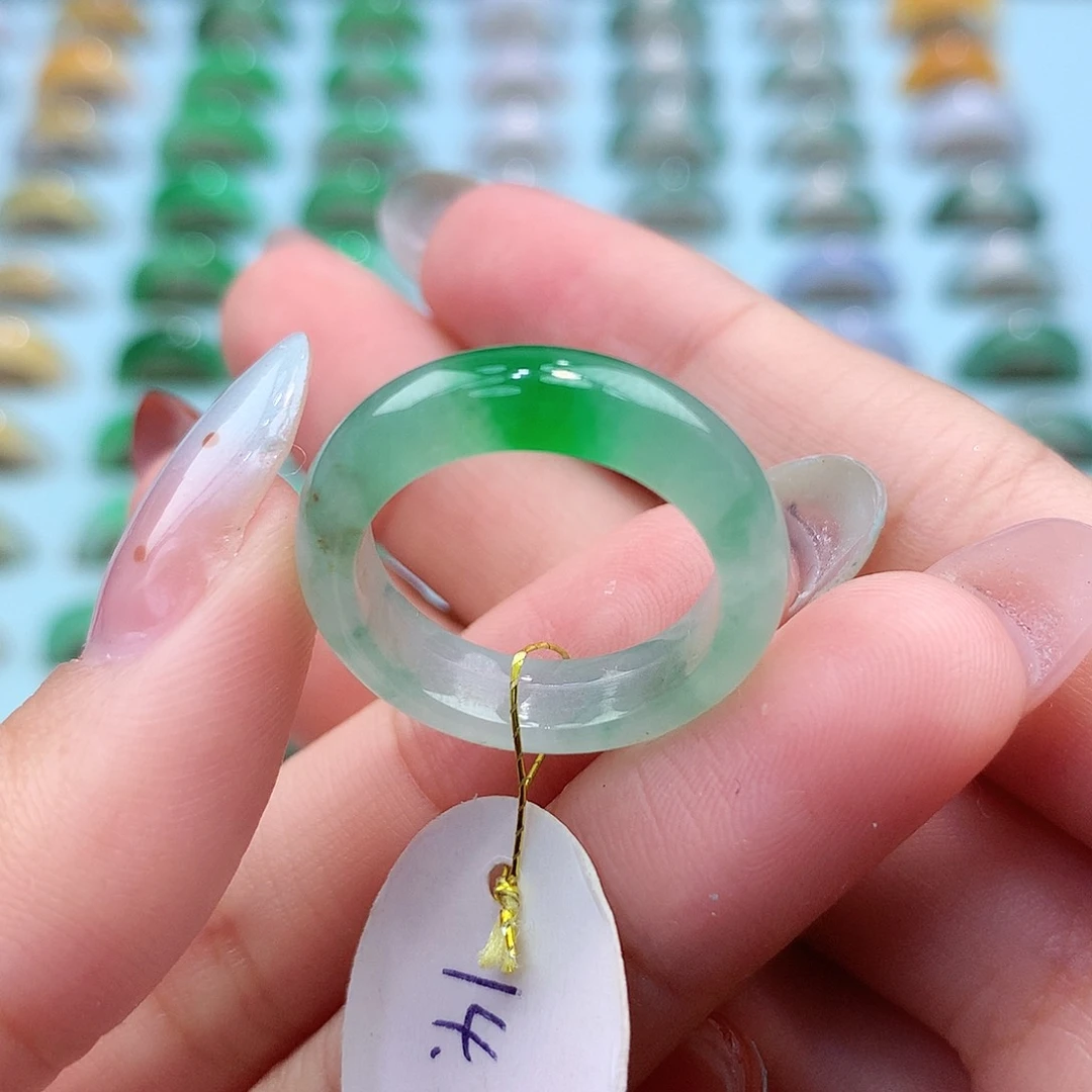 未镶嵌戒指翡翠嘟*°15圈