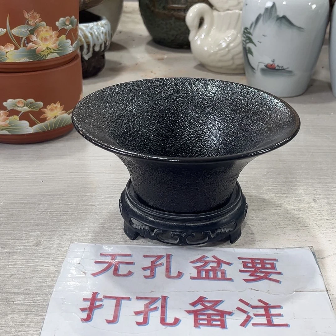 口径  16*6.5陶瓷绿植多肉微瑕花盆