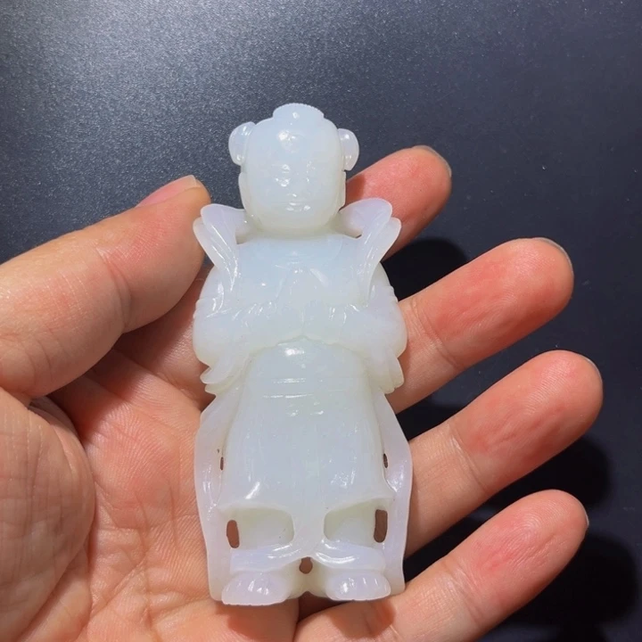 和田玉颈饰未镶嵌马*鸣