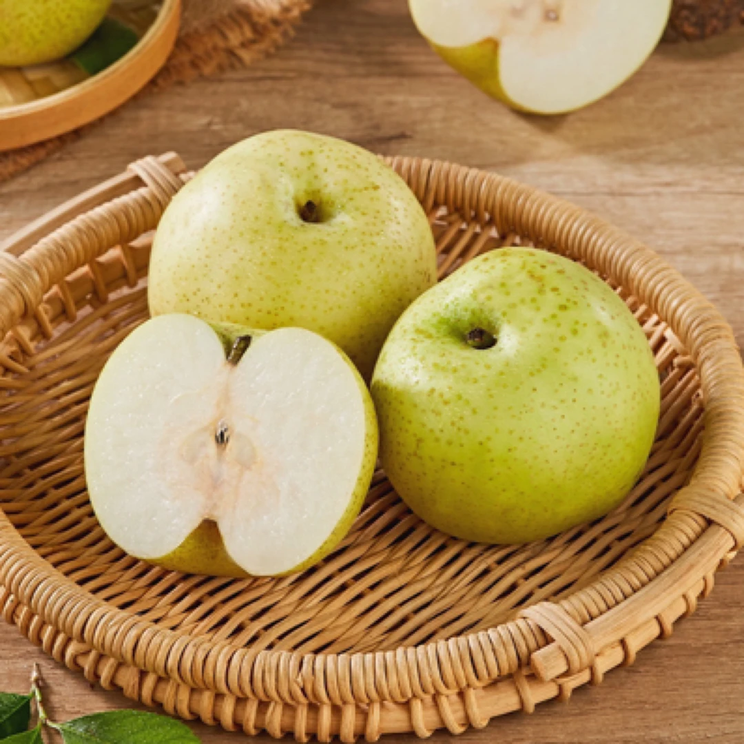 崇明晚熟水蜜梨，基地直发水份足. 果肉嫩. 核小顺风包邮