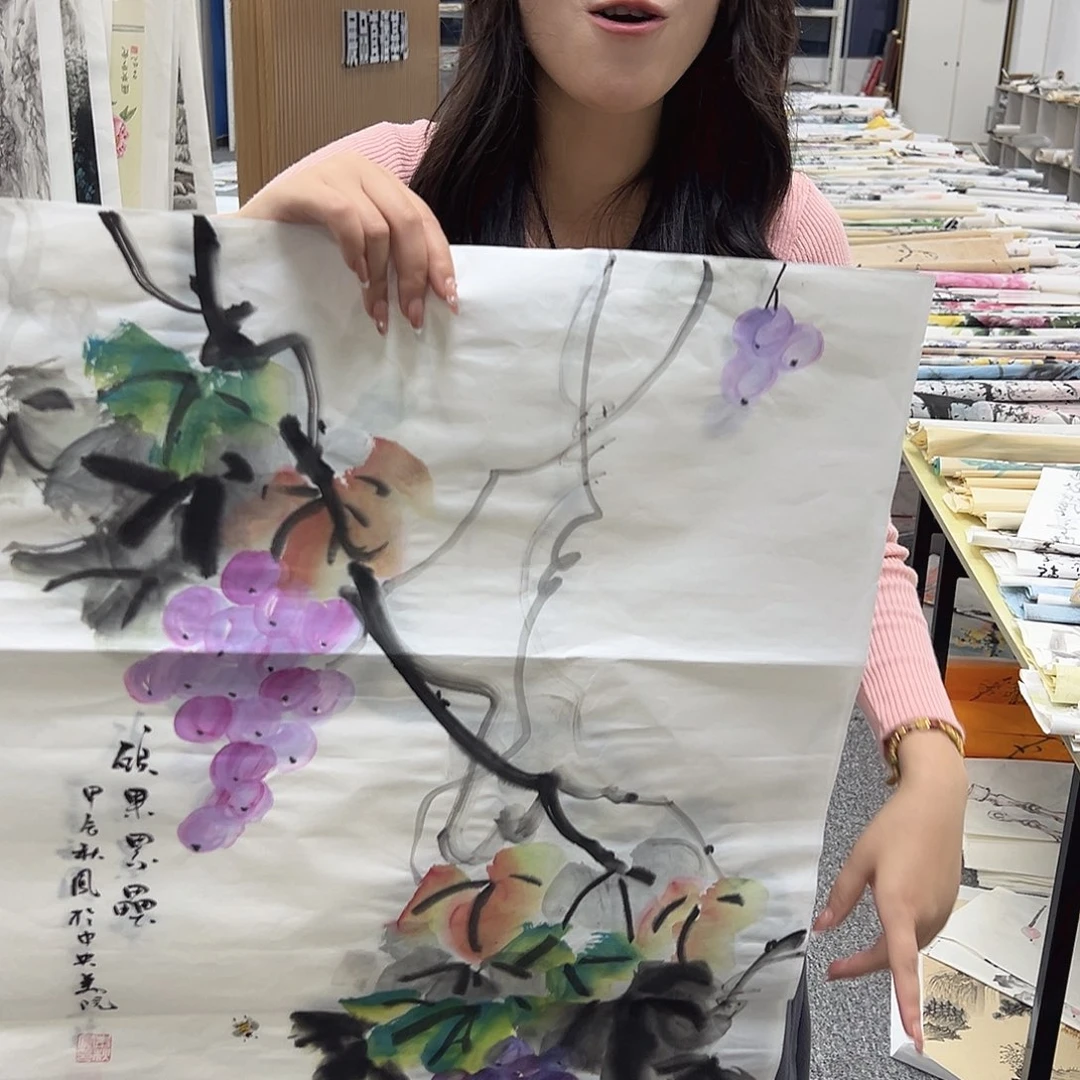 国画纯手绘字画作品展