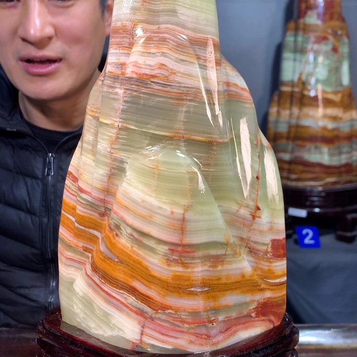 石材天然原石摆件