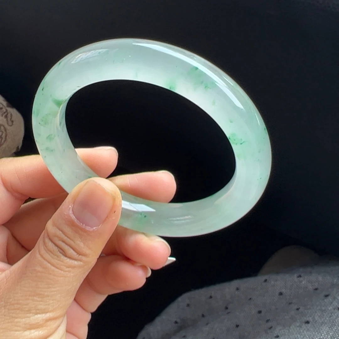 石英质玉未镶嵌手镯非洲翠5354