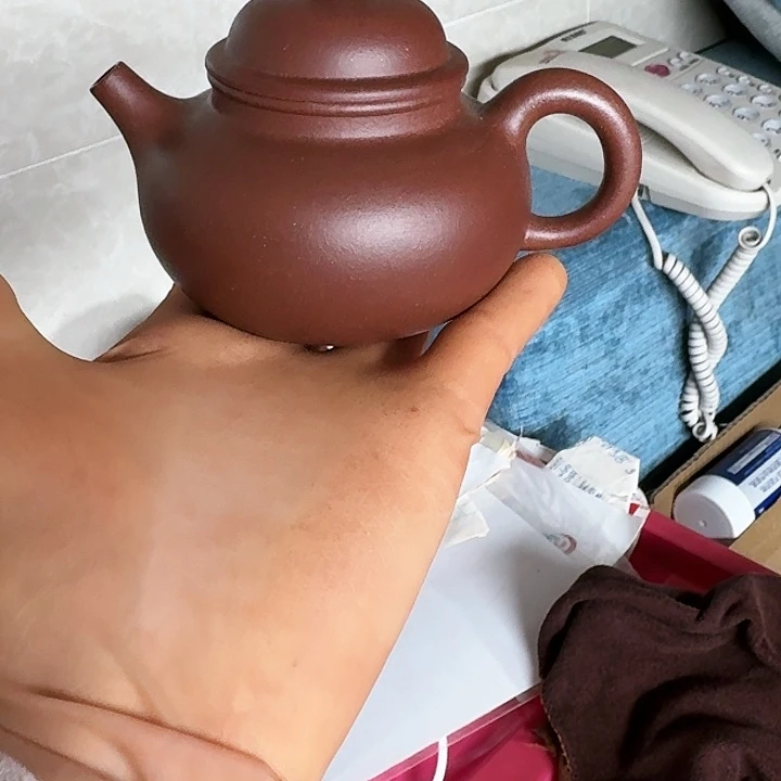 紫砂茶壶茉**香红皮龙容天200cc微瑕
