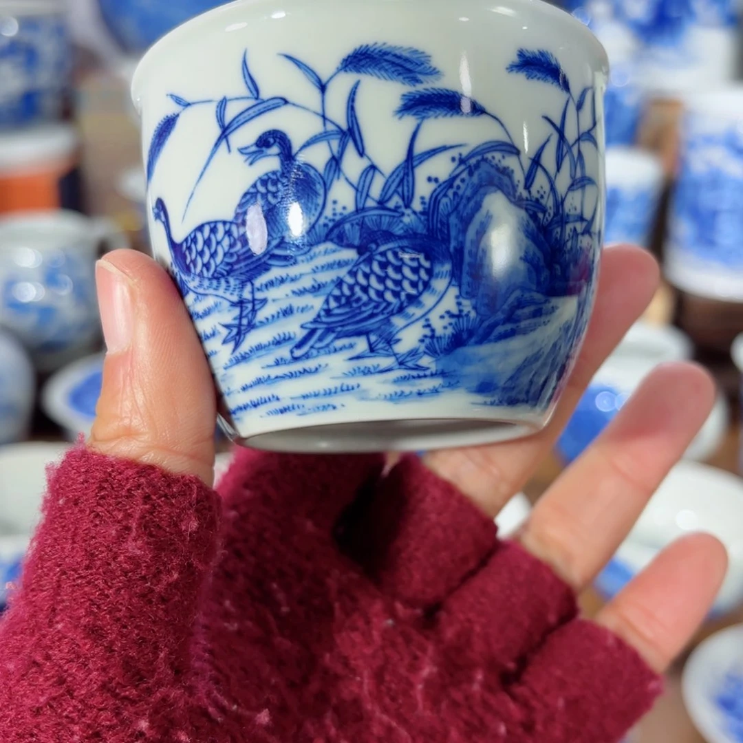 杯铁*全手工全手绘陶瓷